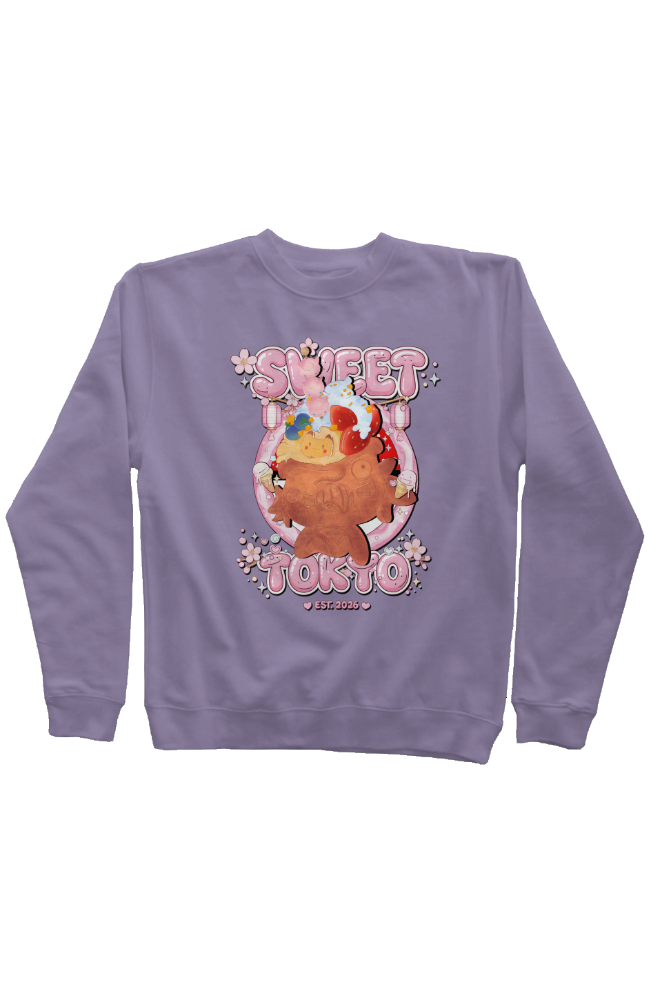 Women’s Pigment Dyed Crew Neck Pull Over x KIMICOCO