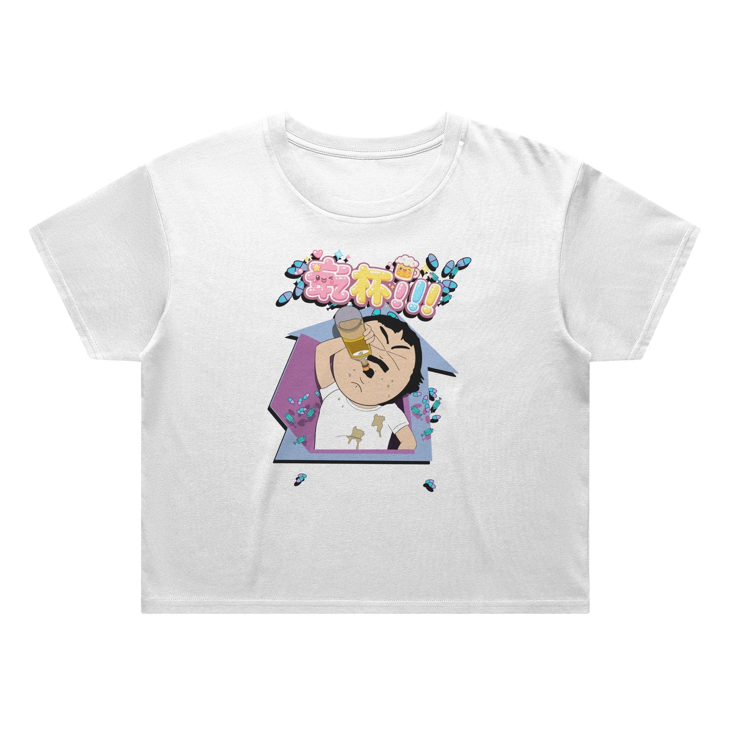 Women’s Kanpai!!! Cropped Tee x KIMICOCO