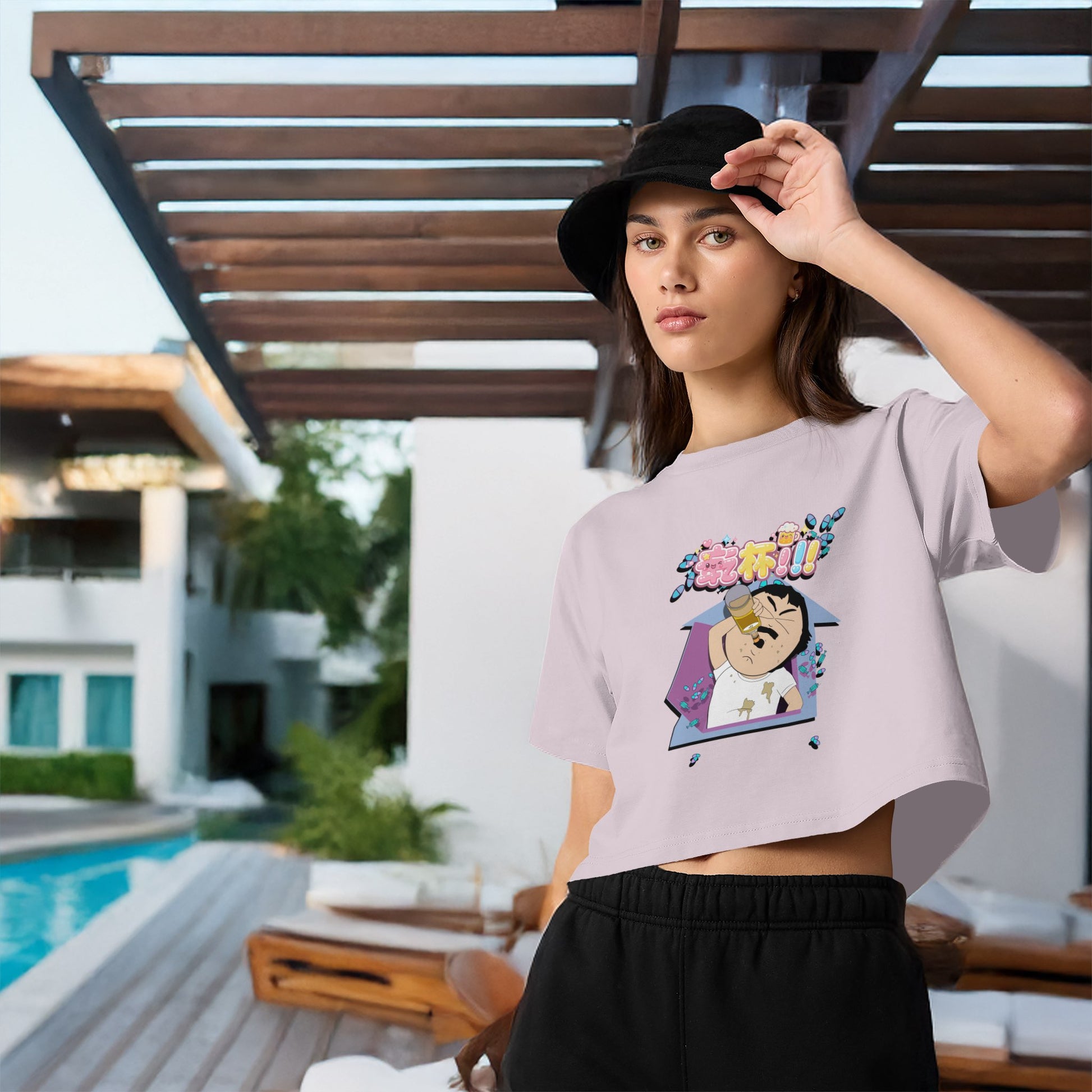 Womens Classic Crop Tee