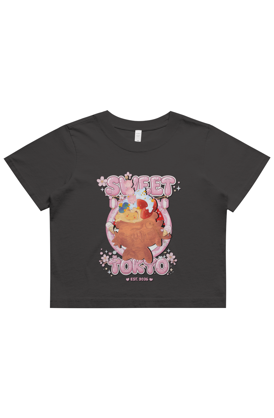Women’s Heavy Faded Cropped Tee x KIMICOCO