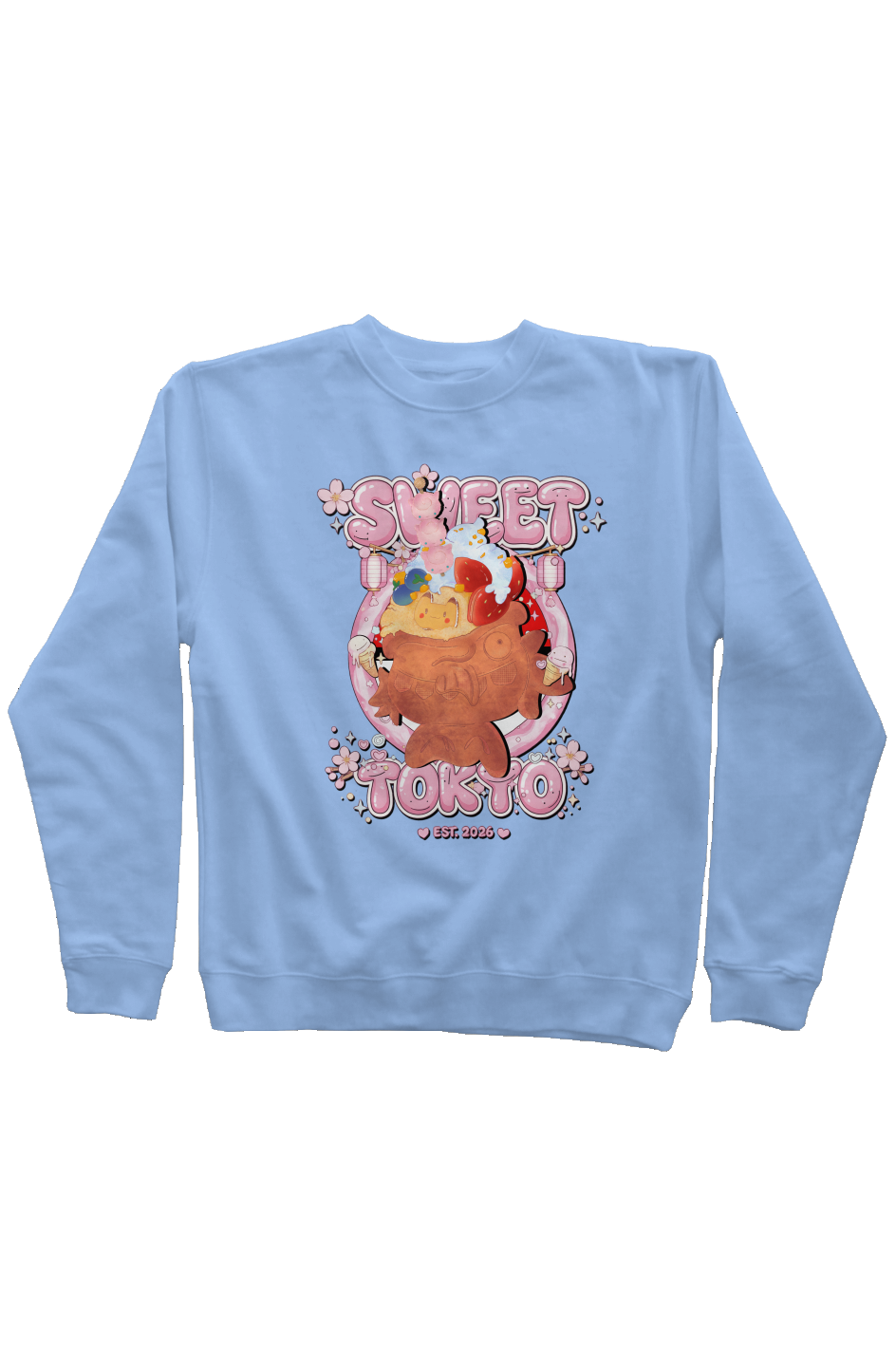 Women’s Pigment Dyed Crew Neck Pull Over x KIMICOCO